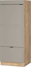 Szafka do mikrofalówki greybeige 60x58.1x153.6 fame-line