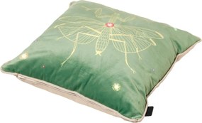 Dekoracyjna poduszka INSECT 45x45 cm, zielona