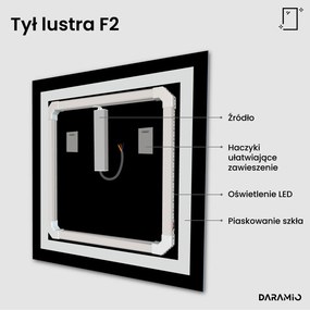 Lustro łazienkowe LED F2