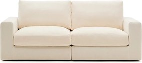 Beżowa sofa z tkaniny szenilowej 220 cm Alea – Kave Home