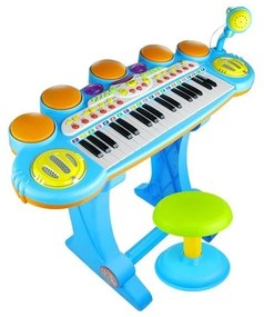 Organy pianinko keyboard perkusja stołek