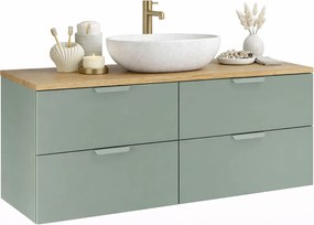 Zielona wisząca szafka pod umywalkę R2-E49