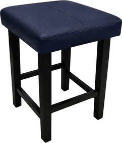 Taboret Klasyk 45cm Stołek Loft Eko-skóra D4