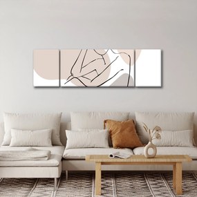 Obraz - Kobieta linia sztuki ciała N⁰1 (170x50 cm)
