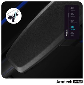 Fotel gamingowy Diablo X-One 2.0 Normal Size, czarno-niebieski