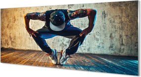 Panel szklany do Kuchni Tancerz Hip-Hop w Akcji