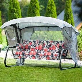 Huśtawka ogrodowa z moskitierą Ravenna Lux A090-03LB PATIO