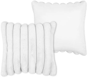 Poduszka dekoracyjna POLARY w grube prążki, 45 x 45 cm