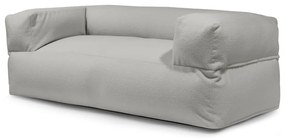 Jasnoszary worek do siedzenia z materiału bouclé Sofa MooG – SLOWDOWN