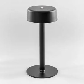 Bezprzewodowa Lampa Stołowa Led Z Żelaza Marcia Czarna - Sklum