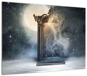 Obraz na szkle - Magiczne lustro (70x50 cm)