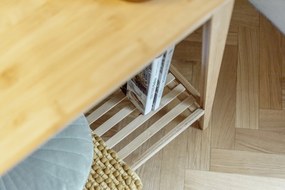 Bambusowa konsola z półką, 80 x 76 x 30 cm, Kona, WENKO