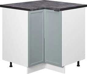 Szafka narożna jasnoniebiesko-szary 80.5x60x82 fame-line