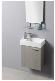 Biała umywalka z kompozytu mineralnego 47x24 cm Maxx – Sapho