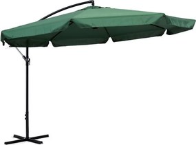 Duży parasol ogrodowy na wysięgniku SL-UM002B, składany, zielony
