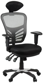 Fotel biurowy HG-0001H szary STEMA