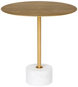Metalowy okrągły stolik ø 51 cm Lecco – House Nordic