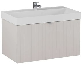 Szafka pod umywalkę HARMO 80 cm kaszmir półmat KROFAM