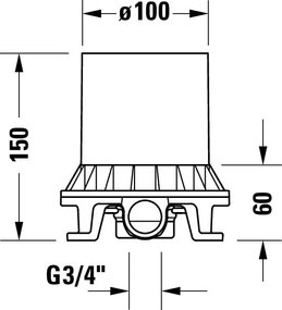 Duravit korpus podtynkowy