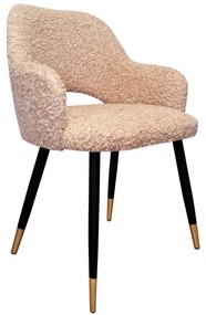 Krzesło Milano tkanina Rolf noga metalowa