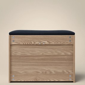 Szafka na buty z siedziskiem i wysuwanymi półkami VAULT, 57 x 30 x 53 cm