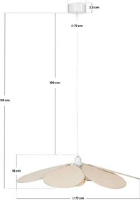 Lampa sufitowa NAYA, Ø 72 cm