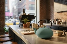 Czajnik żeliwny z zaparzaczem NOMI, 800 ml