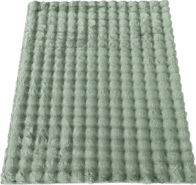 Zielony miękki dywan shaggy R5-G59