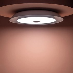 Biała lampa sufitowa SULION Färg, ø 55 cm