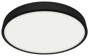 Emithor Lampa sufitowa LED LENYS III. 27022, śr. 27 cm, 24 W, IP20/IP44, czarny, śred. 27 cm