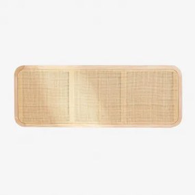 Zagłówek Do Łóżka Reyna 135 Cm I 150 Cm Brązowy Naturalne Drewno & 150 Cm - Sklum