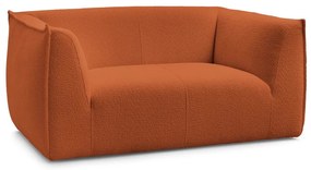 Pomarańczowa sofa z materiału bouclé 170 cm Giorgia – Bobochic Paris
