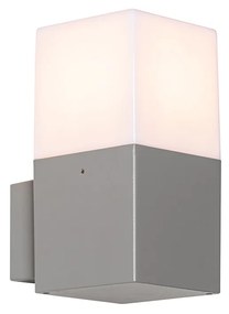 Zewnetrzna Nowoczesna lampa ścienna zewnętrzna szara IP44 - Denmark Nowoczesny Oswietlenie zewnetrzne