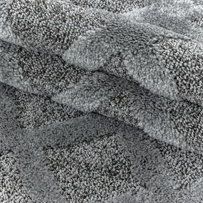 Dywan nowoczesny 3D La Casa szary 200 cm x 290 cm