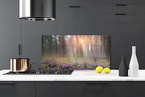 Panel nad blat kuchenny Leśny Ogród W Rozkwicie