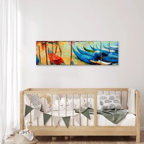 Obraz - Port w Wenecji (170x50 cm)