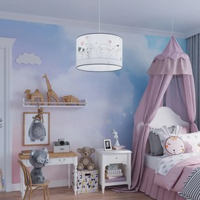 Lampa wisząca CAT 30 biała SOLLUX  LIGHTING