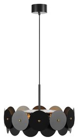 Czarna lampa wisząca Markslöjd Vegas, ø 53 cm