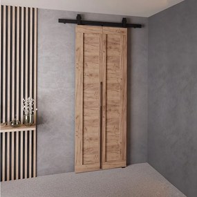 Drzwi Przesuwne QUDIO M1 Dąb Craft Złoty 60