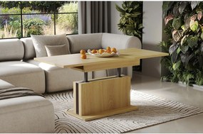 Ława rozkładana podnoszona SOLARIS 110(170)x65 dąb natura