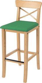 Pokrowiec na krzesło barowe Ingolf z tapicerowanym siedziskiem