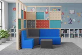 Szkolna pufa prostokątna Tobo 60 cm