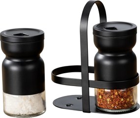 Solniczka i pieprzniczka na metalowym stojaku, Melli, WENKO