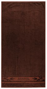 4Home Bamboo Premium ręcznik ciemnobrązowy, 50 x 100 cm, 2 szt.