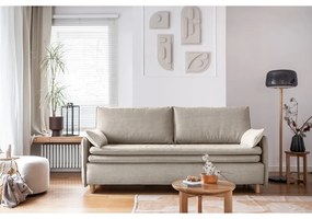 Beżowa rozkładana sofa 207 cm Simon – Miuform