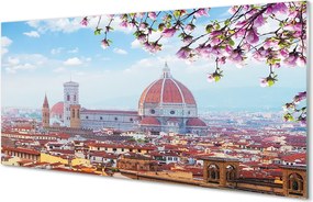 Panel szklany do Kuchni Katedra pod Nocnym Niebem