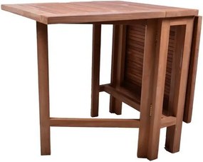 Stół drewniany ogrodowy składany DIVERO z drewna teakowego