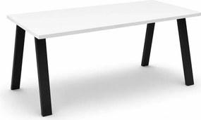 Stół industrialny Kevin – nowoczesny stół do jadalni z metalowymi nogami i laminowanym blatem