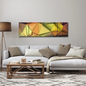 Obraz - Wielokątna abstrakcja 3D (170x50 cm)