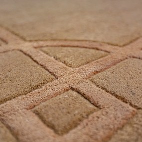 Wełniany dywan tkany ręcznie w kolorze terakoty 160x230 cm Gatsby – Flair Rugs